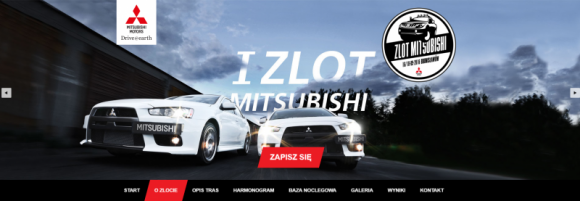 Ruszyła strona I Zlotu Mitsubishi