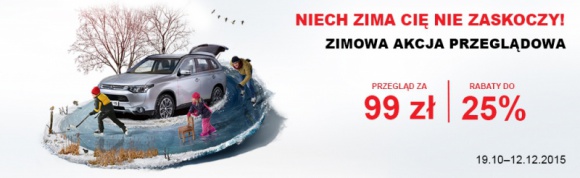 Zima nie zaskoczy kierowców Mitsubishi!