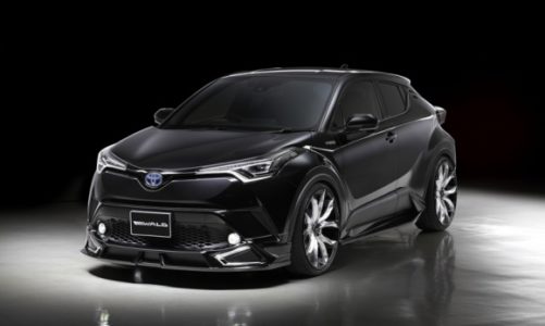 Toyota C-HR z pakietem aerodynamicznym WALD Sports Line
