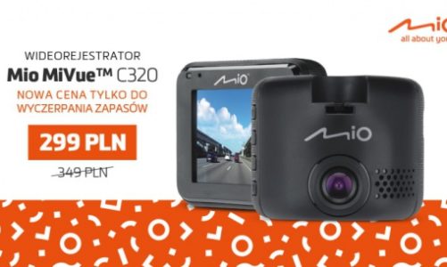 Wideorejestrator Mio MiVue C320 w promocyjnej cenie